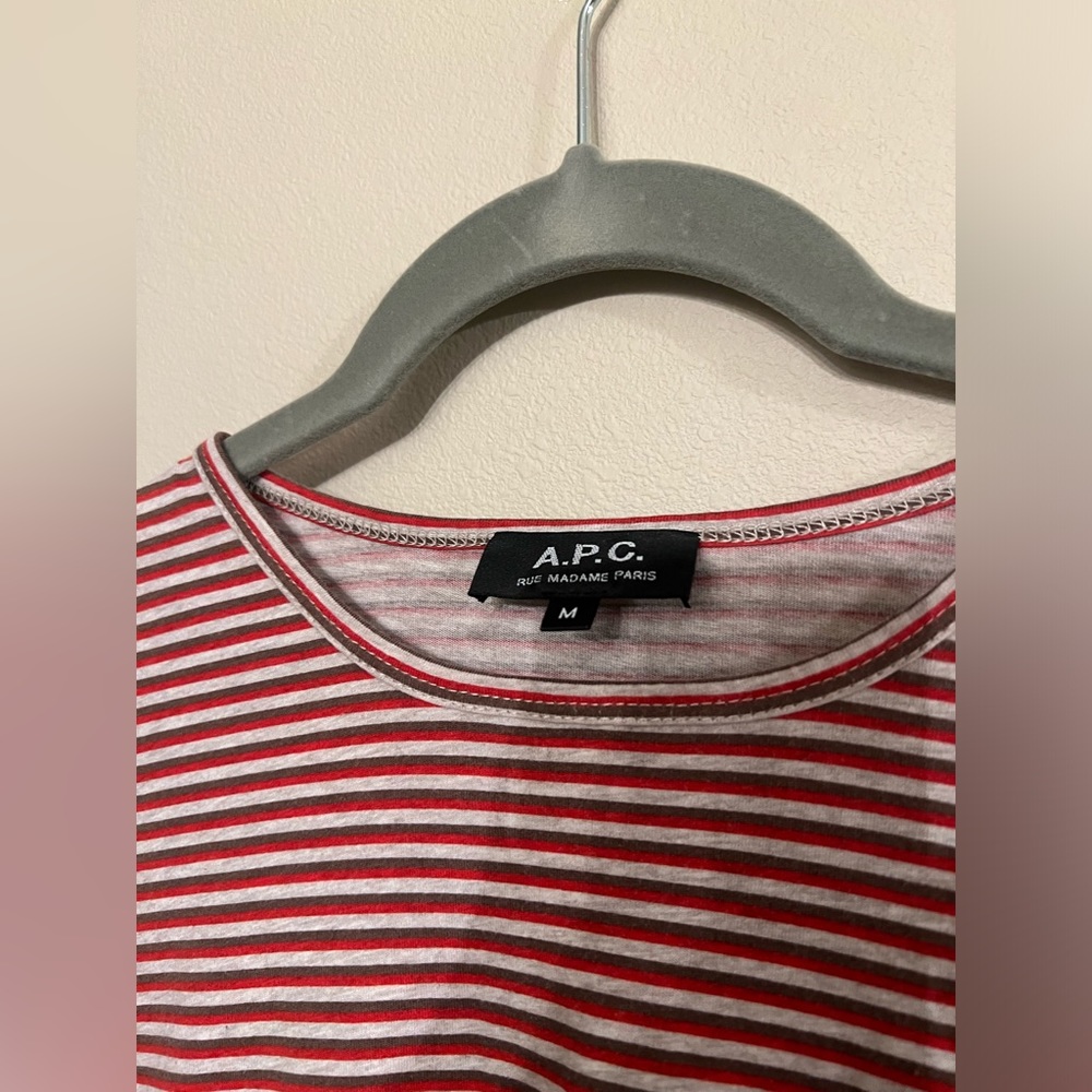 APC Striped Short Sleeve T-Shirt